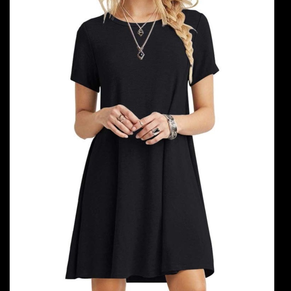 BNWOT never worn black t shirt dress